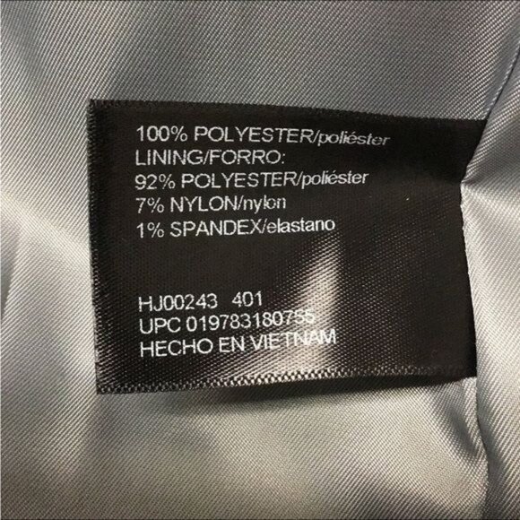 Haggar Active Series Mens 2 Button Tailor Fit Solid Blazer, Navy, size 46R - Picture 9 of 9